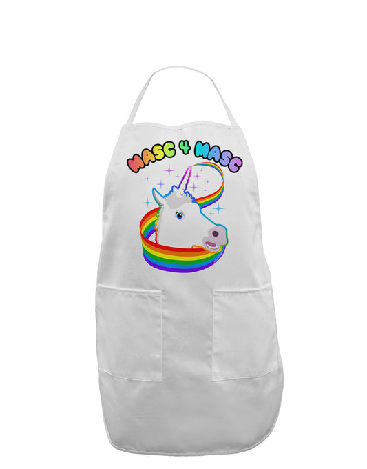 Masc 4 Masc Pranciful Unicorn Adult Apron-Bib Apron-TooLoud-White-One-Size-Davson Sales