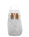 Gingerbread Woman Couple Adult Apron by TooLoud-Bib Apron-TooLoud-White-One-Size-Davson Sales