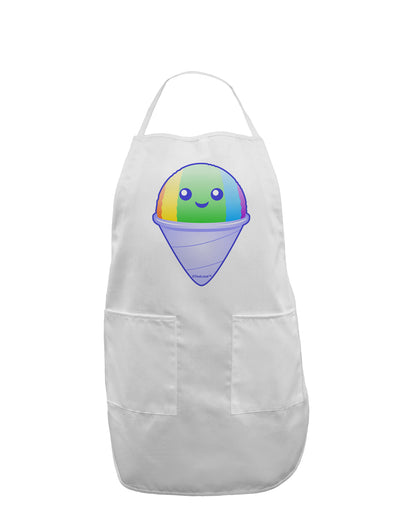 Cute Shaved Ice Adult Apron by TooLoud-Bib Apron-TooLoud-White-One-Size-Davson Sales