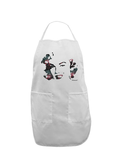 Marilyn Monroe Galaxy Design and Quote Adult Apron by TooLoud-Bib Apron-TooLoud-White-One-Size-Davson Sales