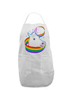 Magical Horn Rainbow Unicorn Adult Apron-Bib Apron-TooLoud-White-One-Size-Davson Sales