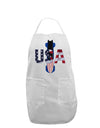 USA Bobsled Adult Apron by TooLoud-Bib Apron-TooLoud-White-One-Size-Davson Sales