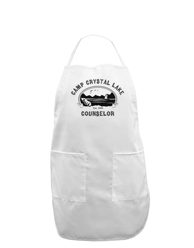 Camp Crystal Lake Counselor - Friday 13 Adult Apron-Bib Apron-TooLoud-White-One-Size-Davson Sales