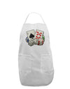 Gambling Weapons Adult Apron-Bib Apron-TooLoud-White-One-Size-Davson Sales