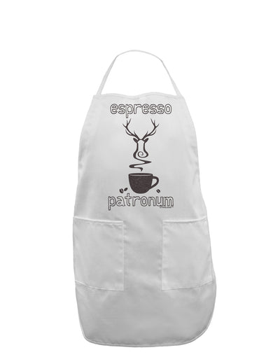 Espresso Patronum Adult Apron-Bib Apron-TooLoud-White-One-Size-Davson Sales