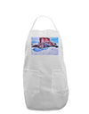 TooLoud Victor Mines Colorado Watercolor Adult Apron-Bib Apron-TooLoud-White-One-Size-Davson Sales