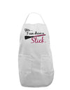 Drive Stick Pink Adult Apron-Bib Apron-TooLoud-White-One-Size-Davson Sales