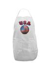 Soccer Ball Flag - USA Adult Apron-Bib Apron-TooLoud-White-One-Size-Davson Sales