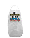 My Brother is My Hero - Armed Forces Adult Apron by TooLoud-Bib Apron-TooLoud-White-One-Size-Davson Sales