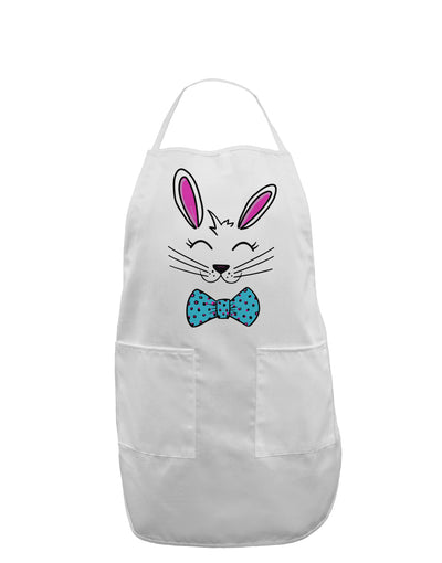 Happy Easter Bunny Face Adult Apron-Bib Apron-TooLoud-White-One-Size-Davson Sales