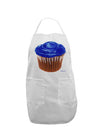 Giant Bright Blue Cupcake Adult Apron by TooLoud-Bib Apron-TooLoud-White-One-Size-Davson Sales