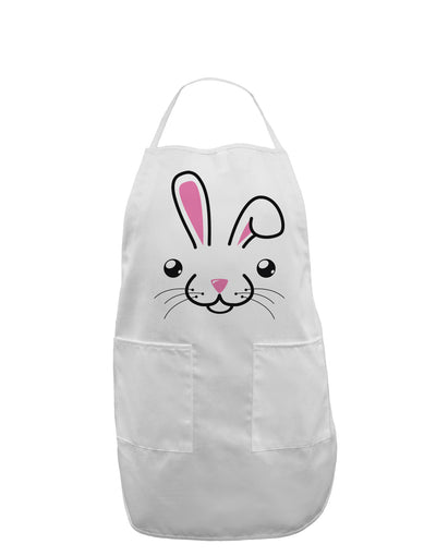 Cute Bunny Face Adult Apron-Bib Apron-TooLoud-White-One-Size-Davson Sales