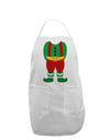 Christmas Elf Boy Character Body Adult Apron-Bib Apron-TooLoud-White-One-Size-Davson Sales