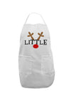 Matching Family Christmas Design - Reindeer - Little Adult Apron by TooLoud-Bib Apron-TooLoud-White-One-Size-Davson Sales