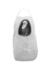 Charles Darwin Black and White Adult Apron by TooLoud-Bib Apron-TooLoud-White-One-Size-Davson Sales