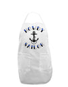 Howdy Sailor Nautical Anchor Adult Apron-Bib Apron-TooLoud-White-One-Size-Davson Sales