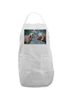 Two Bighorn Rams Adult Apron-Bib Apron-TooLoud-White-One-Size-Davson Sales