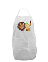 Cute Taco Lion Adult Apron-Bib Apron-TooLoud-White-One-Size-Davson Sales