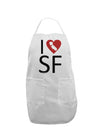 I Heart San Francisco Adult Apron-Bib Apron-TooLoud-White-One-Size-Davson Sales