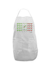 Mexican Flag of Margaritas Adult Apron by TooLoud-Bib Apron-TooLoud-White-One-Size-Davson Sales