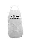 I Heart My Frenchie Adult Apron by TooLoud-Bib Apron-TooLoud-White-One-Size-Davson Sales