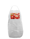 Watercolor Tomatoes Adult Apron-Bib Apron-TooLoud-White-One-Size-Davson Sales