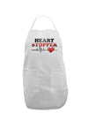 Heart Stopper Adult Apron-Bib Apron-TooLoud-White-One-Size-Davson Sales