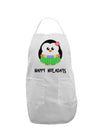 Happy Huladays Holiday Penguin - Christmas Adult Apron-Bib Apron-TooLoud-White-One-Size-Davson Sales