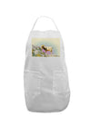 Bighorn Ram Watercolor Adult Apron-Bib Apron-TooLoud-White-One-Size-Davson Sales