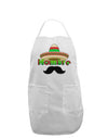 Hombre Sombrero Adult Apron-Bib Apron-TooLoud-White-One-Size-Davson Sales