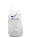 America Unicorn Adult Apron-Bib Apron-TooLoud-White-One-Size-Davson Sales