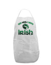 You Wish I Were Irish Adult Apron-Bib Apron-TooLoud-White-One-Size-Davson Sales