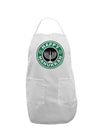 Happy Hanukkah Latte Logo Adult Apron-Bib Apron-TooLoud-White-One-Size-Davson Sales