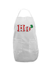 Ho Ho Ho Math Christmas Adult Apron-Bib Apron-TooLoud-White-One-Size-Davson Sales