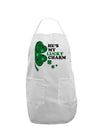 He's My Lucky Charm - Right Adult Apron-Bib Apron-TooLoud-White-One-Size-Davson Sales