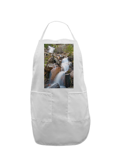 Colorado Waterfall Scene Adult Apron-Bib Apron-TooLoud-White-One-Size-Davson Sales