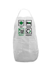 Eat Sleep Drink Green Beer Repeat Adult Apron-Bib Apron-TooLoud-White-One-Size-Davson Sales