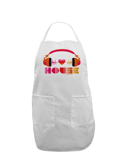 Heart House Adult Apron-Bib Apron-TooLoud-White-One-Size-Davson Sales