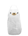 Kyu-T Face - Beartholomew the Teddy Bear Adult Apron-Bib Apron-TooLoud-White-One-Size-Davson Sales