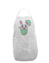 Bunny Hatching From Egg Adult Apron-Bib Apron-TooLoud-White-One-Size-Davson Sales