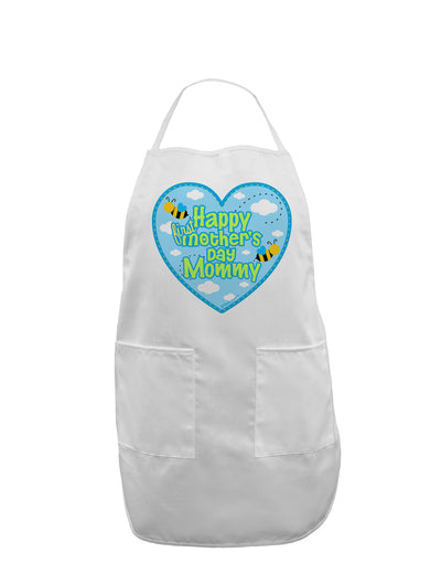 Happy First Mother's Day Mommy - Blue Adult Apron by TooLoud-Bib Apron-TooLoud-White-One-Size-Davson Sales