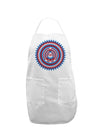 Psychedelic Peace Patriotic Adult Apron-Bib Apron-TooLoud-White-One-Size-Davson Sales