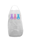 Three Easter Bunnies - Pastels Adult Apron by TooLoud-Bib Apron-TooLoud-White-One-Size-Davson Sales