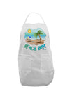 Fun Summer Beach Scene - Beach Bum Adult Apron by TooLoud-Bib Apron-TooLoud-White-One-Size-Davson Sales