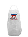 DemoCAT Adult Apron-Bib Apron-TooLoud-White-One-Size-Davson Sales