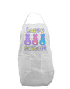 Three Easter Bunnies - Hoppy Easter Adult Apron by TooLoud-Bib Apron-TooLoud-White-One-Size-Davson Sales