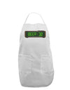 Beer 30 - Digital Clock Adult Apron by TooLoud-Wall Clock-TooLoud-White-One-Size-Davson Sales