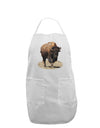 Strong Bison Cutout Adult Apron-Bib Apron-TooLoud-White-One-Size-Davson Sales