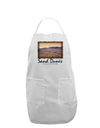 Colorado Sand Dunes Text Adult Apron-Bib Apron-TooLoud-White-One-Size-Davson Sales