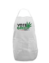 Vote Green Party - Marijuana Adult Apron-Bib Apron-TooLoud-White-One-Size-Davson Sales